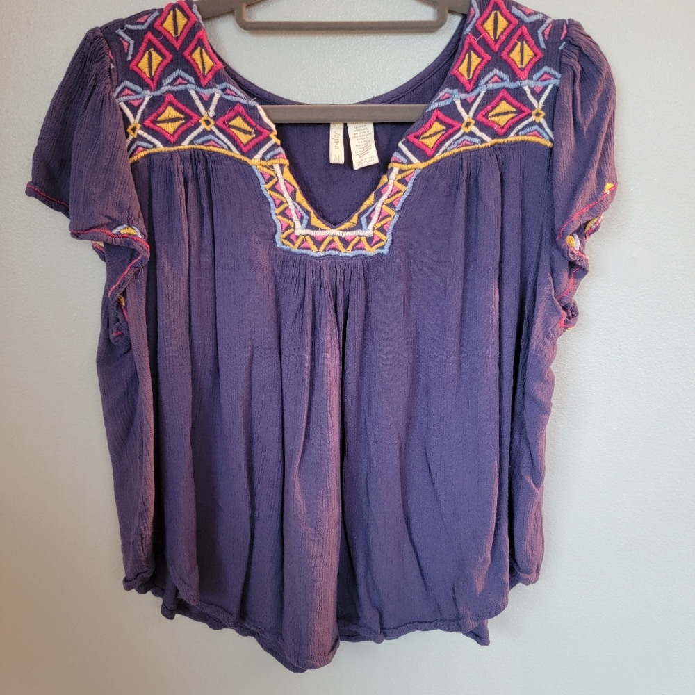 3/$20 Japna Women's Crop Top Shirt with designs